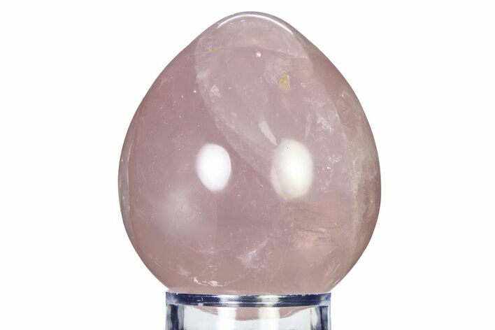 Polished Rose Quartz Egg - Madagascar #318311